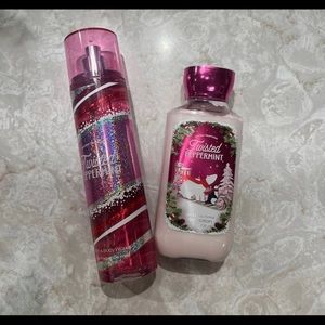 Bath & Body Works Twisted Peppermint Bundle